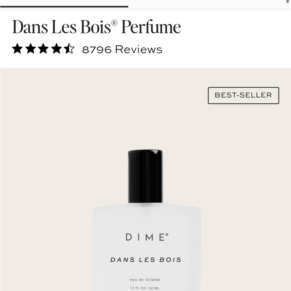 DIME Dans Les Bois Perfume